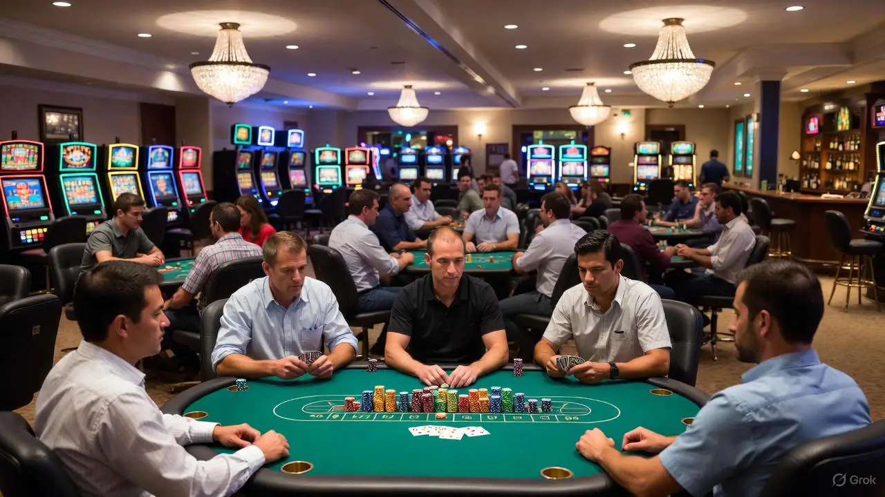 Póker játék a Samsagolf Kaszinóban